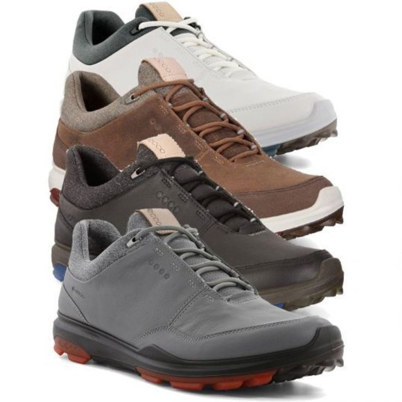 ECCO BIOM HYBRID 3 MEN\'S OPEN LACE GTX SPIKELESS GOLF SHOES main image 9